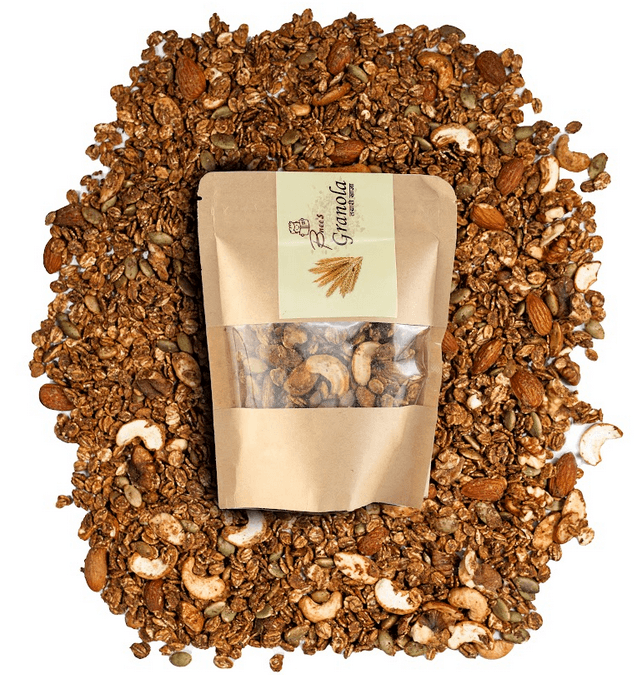 Bnee's original granola pack with oats nuts and honey
