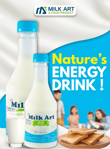 Milkart real product representing authenticity